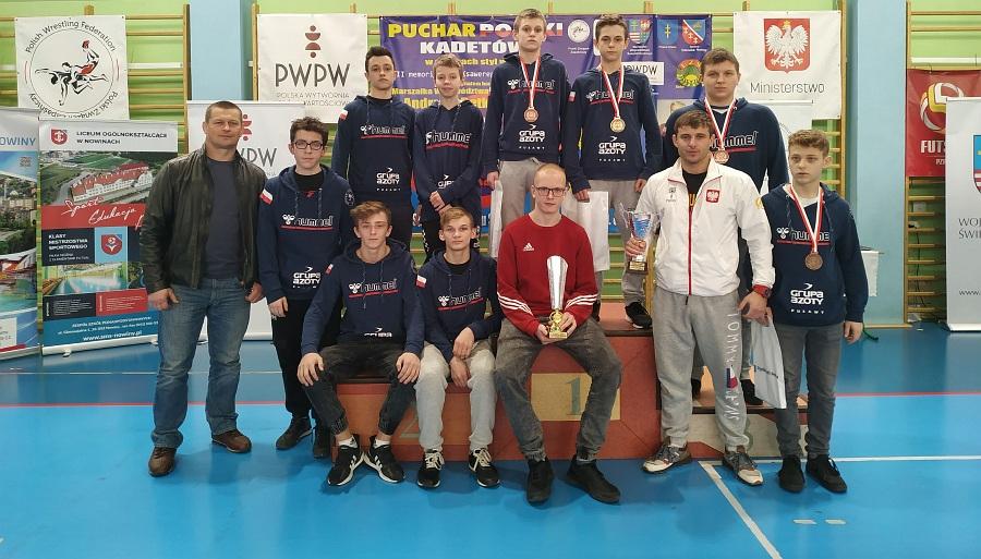 5 medali kraśnickich zapaśników podczas Pucharu Polski kadetów