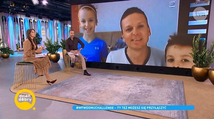 #WfwDOMUchallenge. O akcji zapoczątkowanej przez kraśniczanina w Dzień Dobry TVN