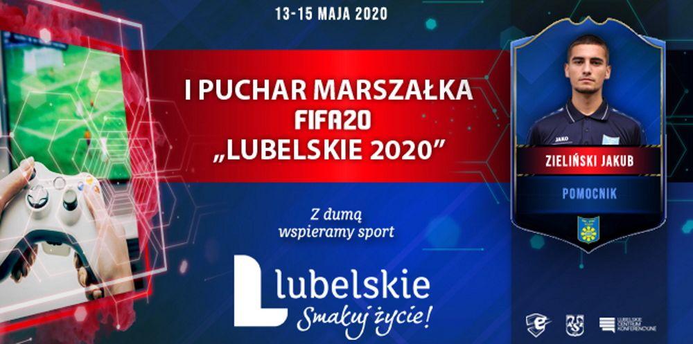 Jakub Zieliński (Stal Kraśnik) w półfinale I Pucharu Marszałka FIFA 20 