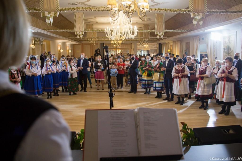 Powiatowe zespoły na spotkaniu z prezydentem Andrzejem Dudą