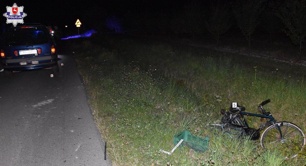 Śmiertelny wypadek z udziałem rowerzysty
