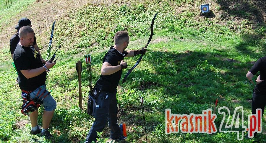 Po raz drugi łucznicy opanowali kraśnickie Zamkowe Wzgórze. Foto