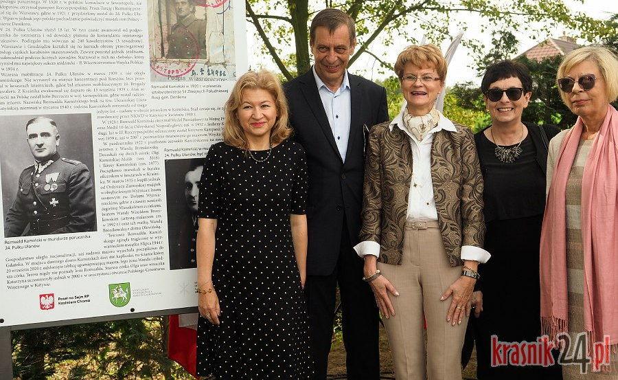 Powrót dziadka do domu. Tablica pamięci majora Kamińskiego odsłonięta