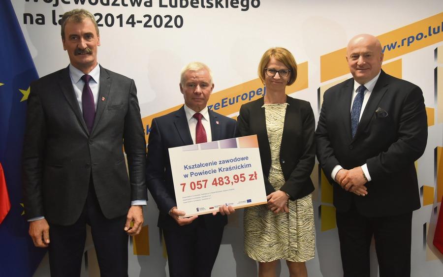 Unijne wsparcie szkolnictwa zawodowego w powiecie