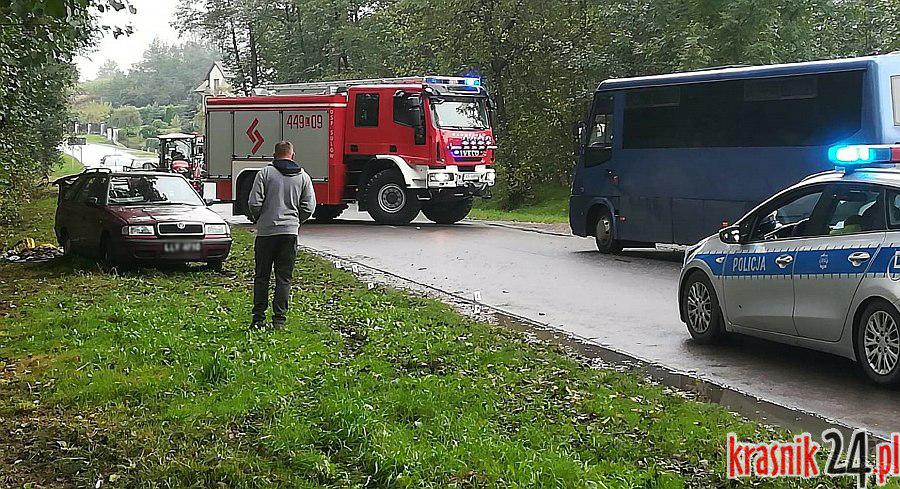 Wymusił pierwszeństwo na autobusie