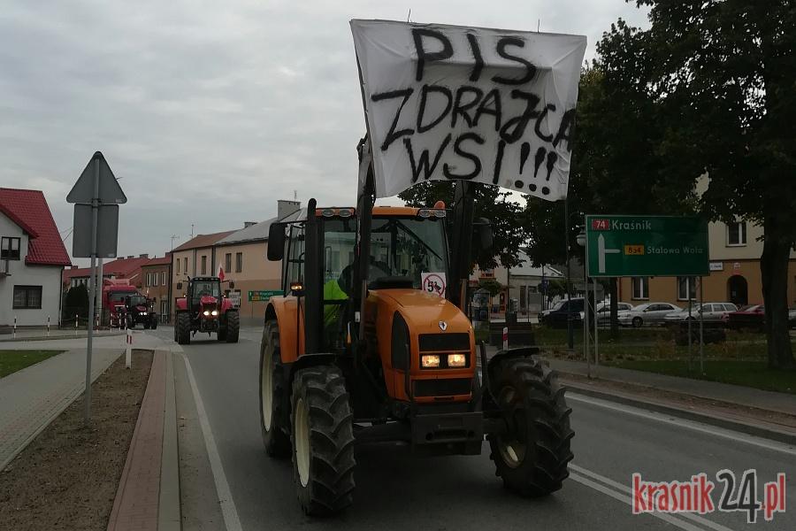 Piątka dla zwierząt. Rolnicy protestowali w Annopolu