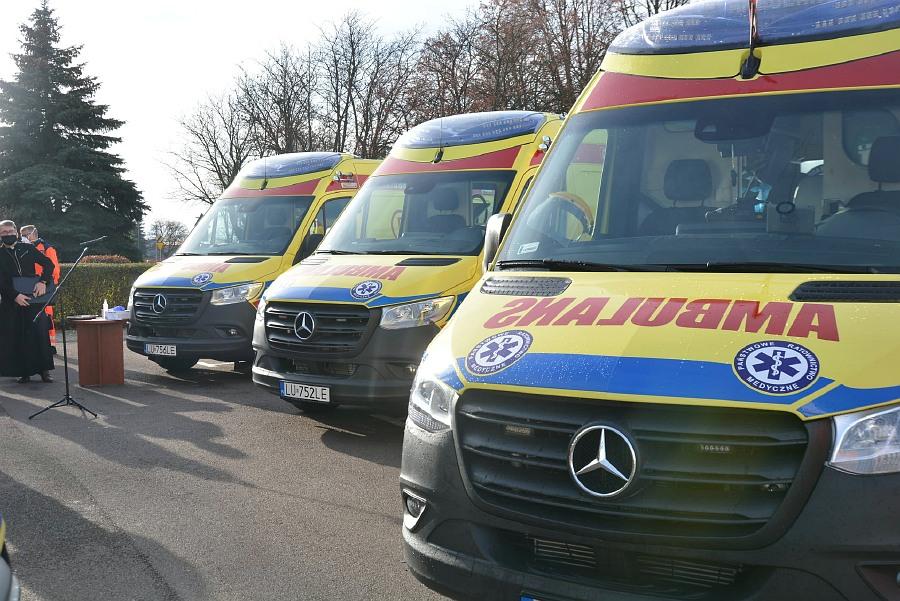 Wojewódzkie Pogotowie Ratunkowe kupiło nowe ambulanse. Jeden trafi do Kraśnika