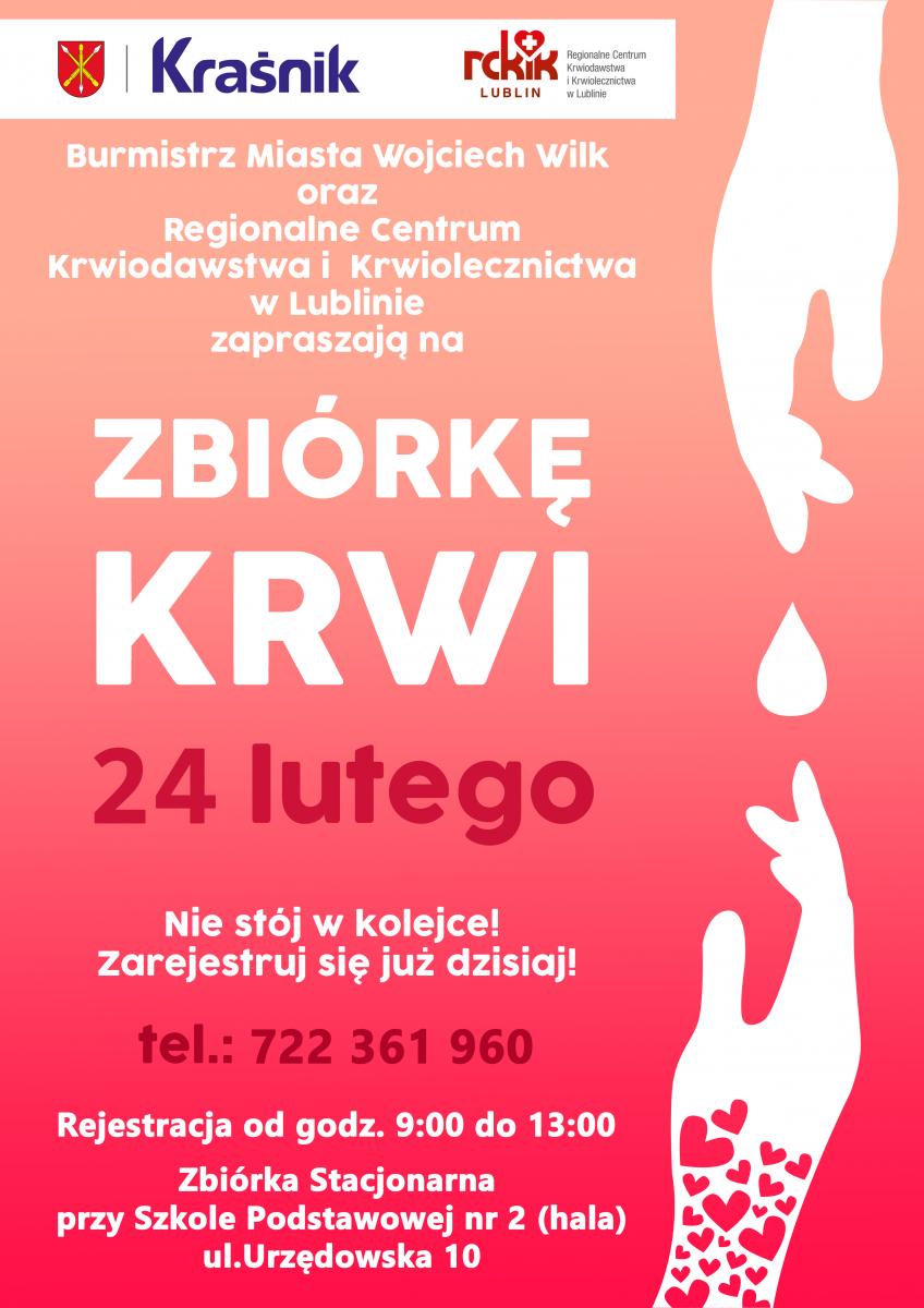 Zapraszamy na zbiórkę krwi