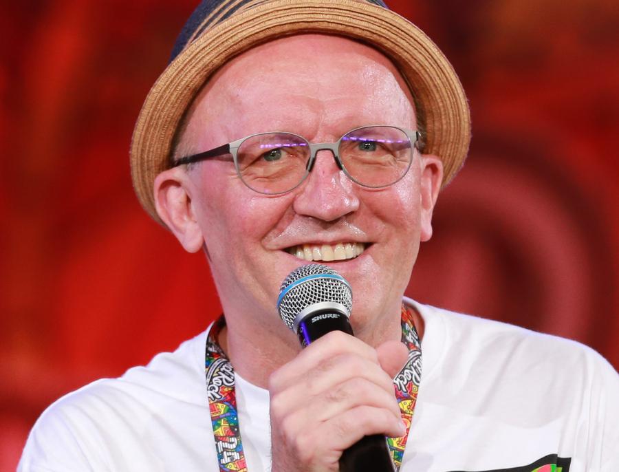 Artur Barciś na spotkaniu w Kraśniku