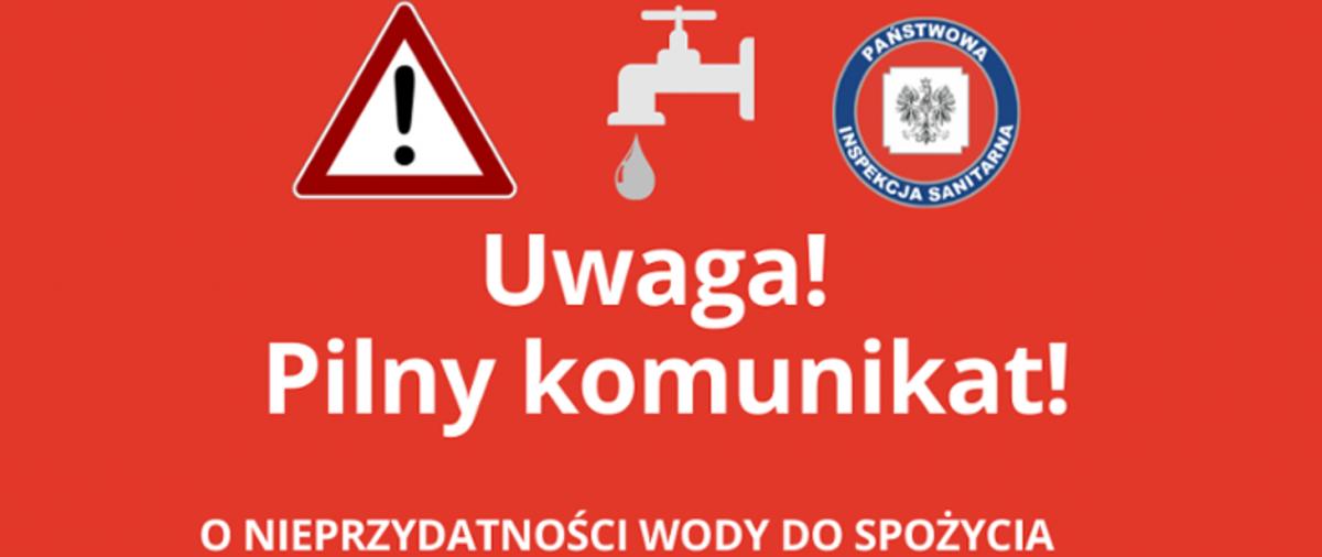 Woda w części gminy Szastarka tylko do spłukiwania toalet