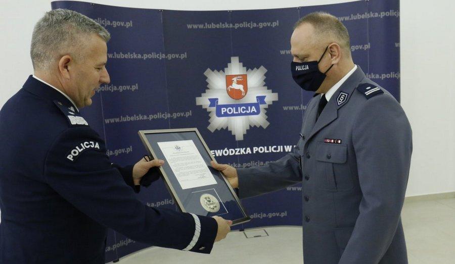 Jacek Dzikowski pożegnał się z policyjnym mundurem