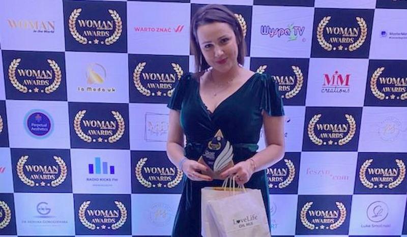 Kinga Siudzińska z nagrodą w plebiscycie magazynu „Woman in the world”