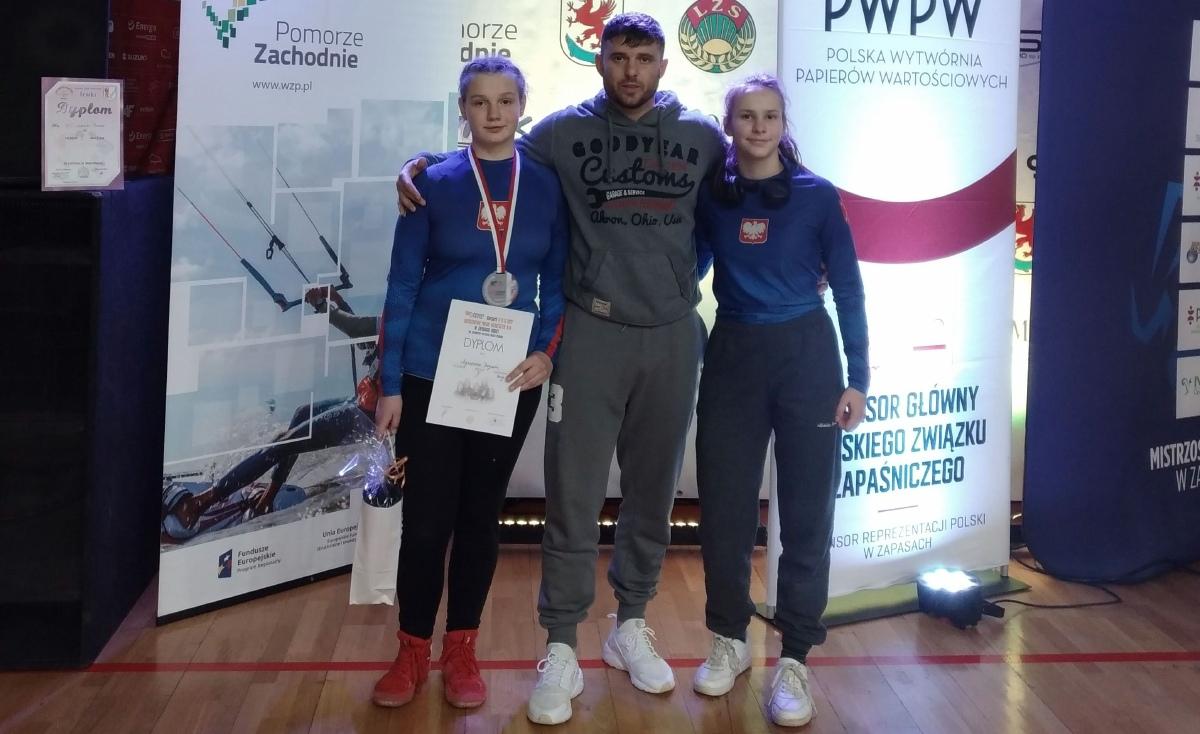 Agnieszka Bryczek wicemistrzynią Polski młodziczek w zapasach