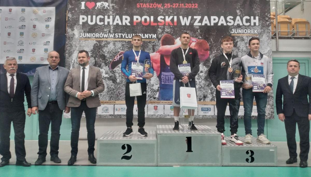3 medale podczas Pucharu Polski Juniorów w zapasach styl wolny