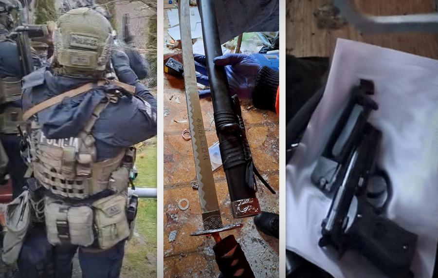 Strzelał z wiatrówki i łuku do sąsiadów. Obezwładnili go kontrterroryści
