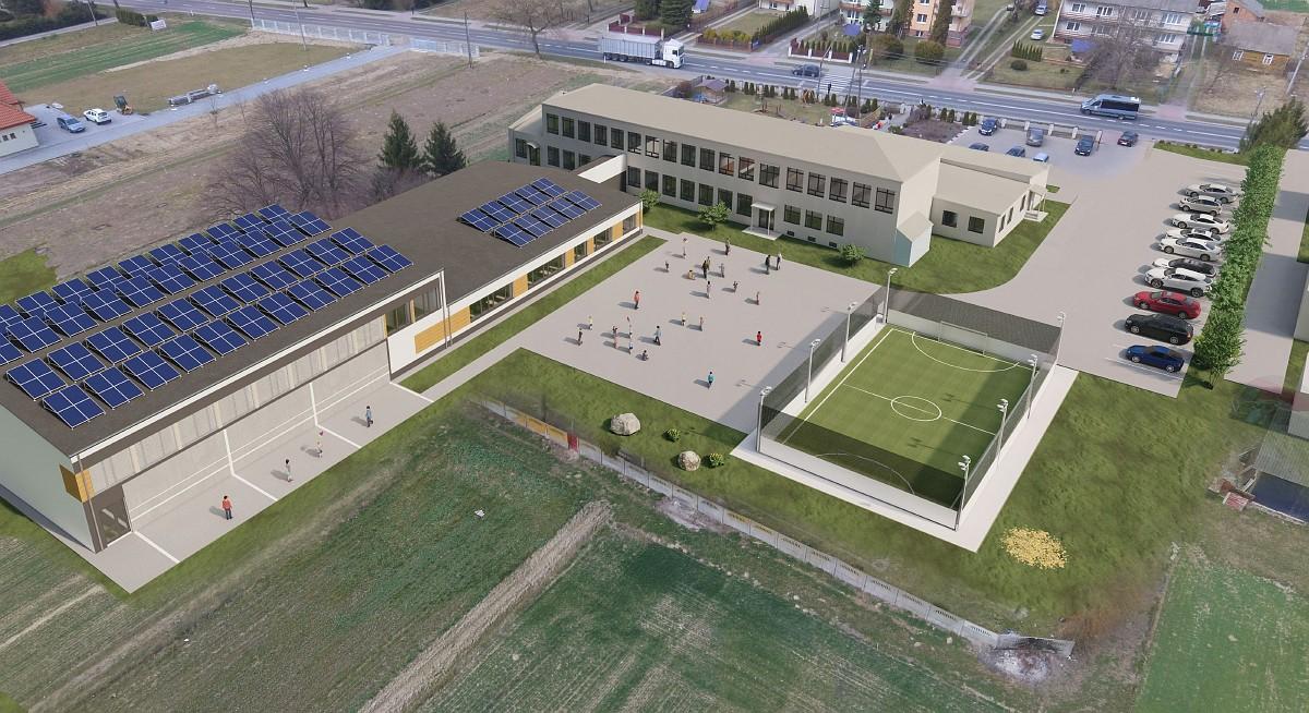 Będzie gdzie rozwijać sportowe pasje. Nowa hala w Olbięcinie już rośnie