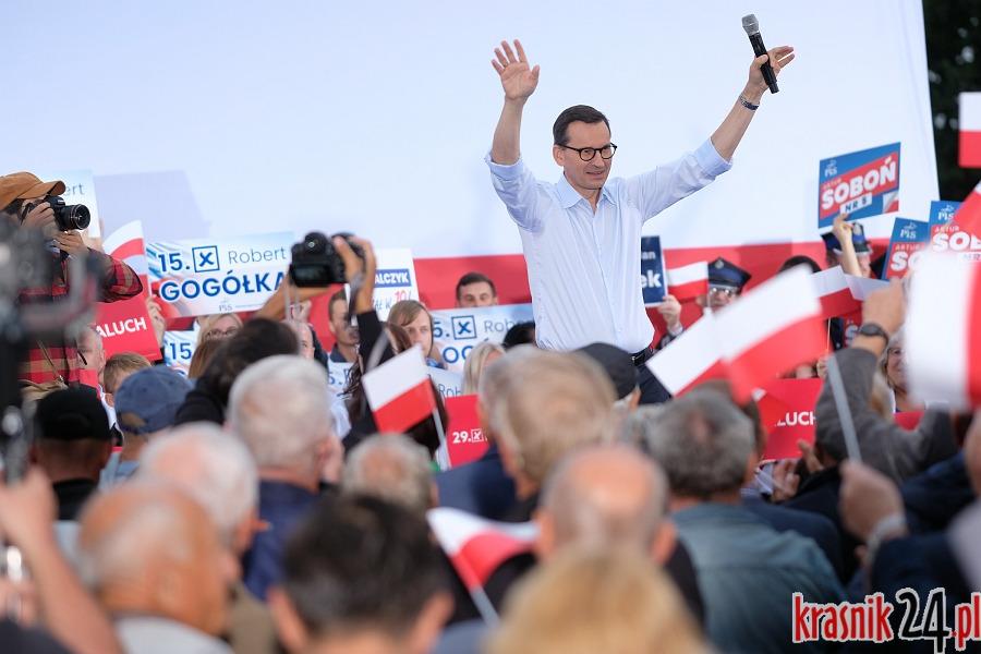 Mateusz Morawiecki odwiedził Kraśnik. Było dużo o godności i dumie…