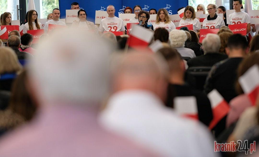 Marszałek Sejmu w Kraśniku o roli kobiet w życiu publicznym i przekonywaniu niezdecydowanych