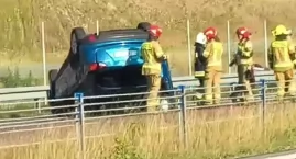 Zderzenie dwóch osobówek na 