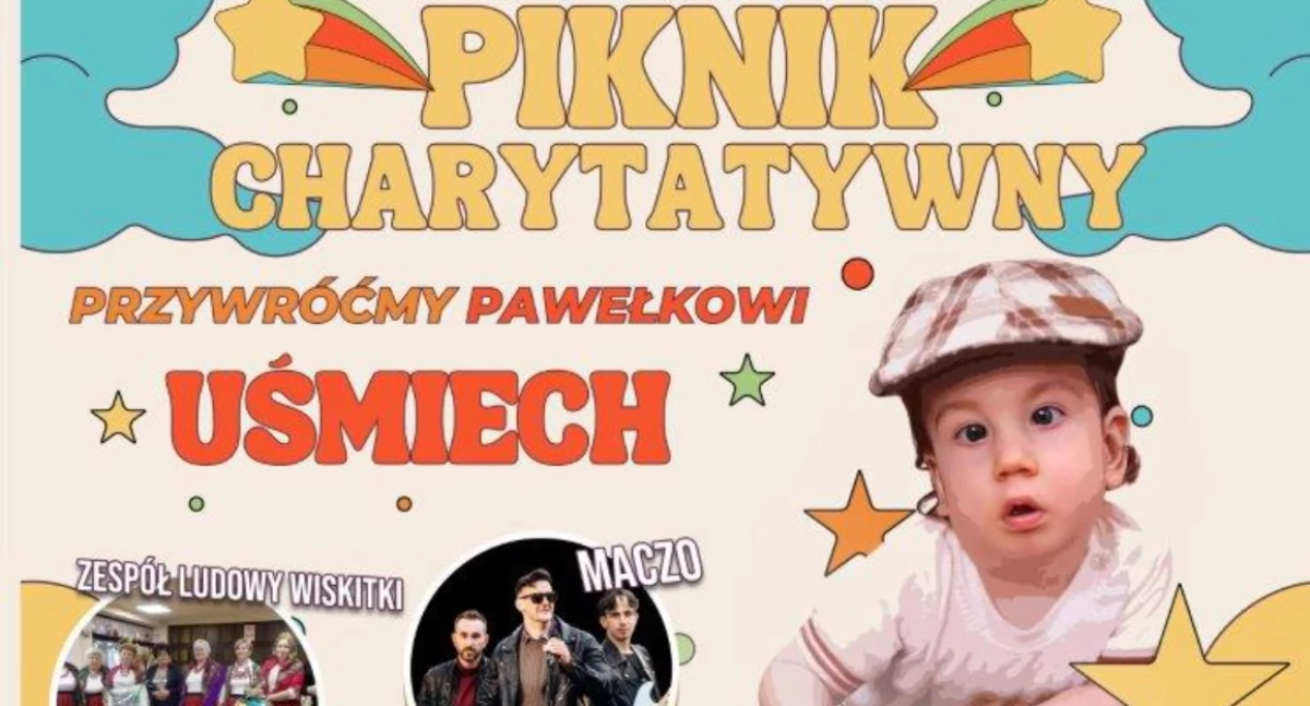 Charytatywny piknik dla Pawełka