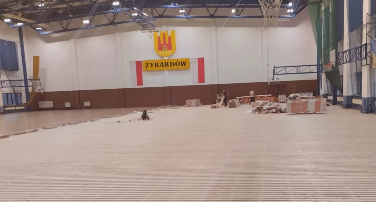 Zakończenie prac modernizacyjnych na hali sportowej AQUA w Żyrardowie 