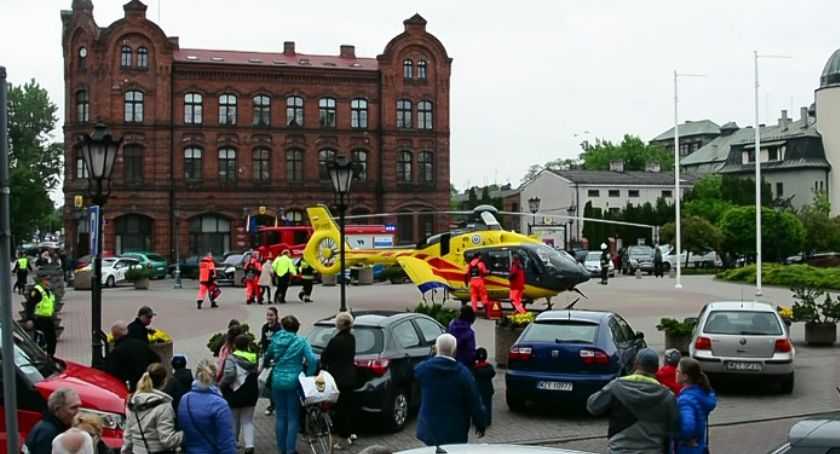 Potrącenie pieszych na przejściu dla pieszych w Żyrardowie 