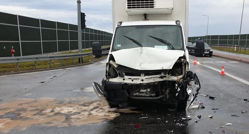 Zdarzenie drogowe na DK 50 w miejscowości Cyganka