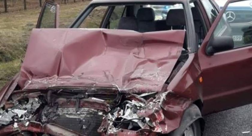 Wypadek w miejscowości Badowo Mściska