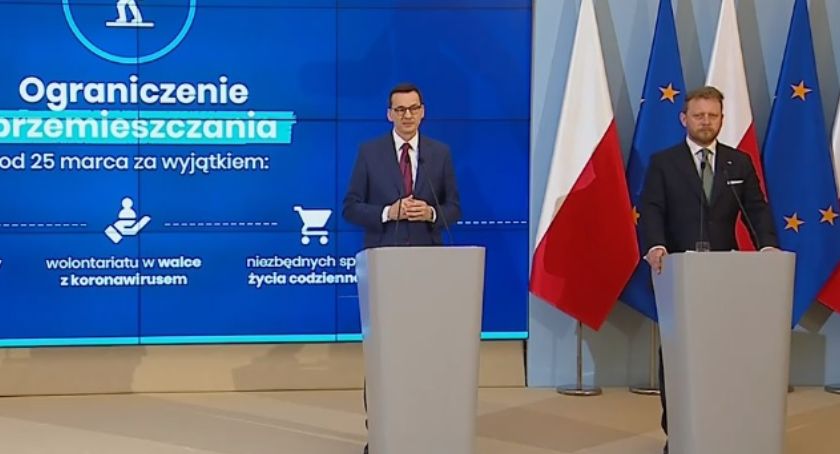 Koronawirus: zakaz wychodzenia z domu poza kilkoma wyjątkami 