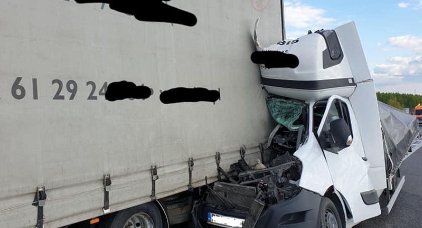 Wypadek na DK50 w miejscowości Wiskitki