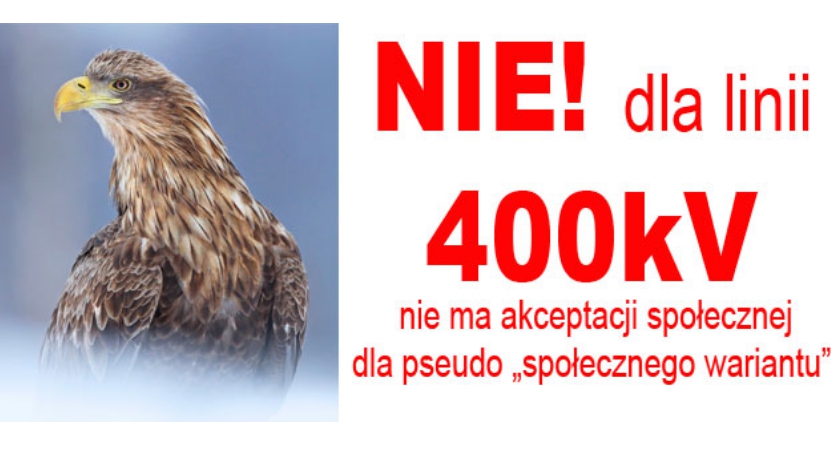 Przeciw linii 400 kV na rondzie w Mszczonowie