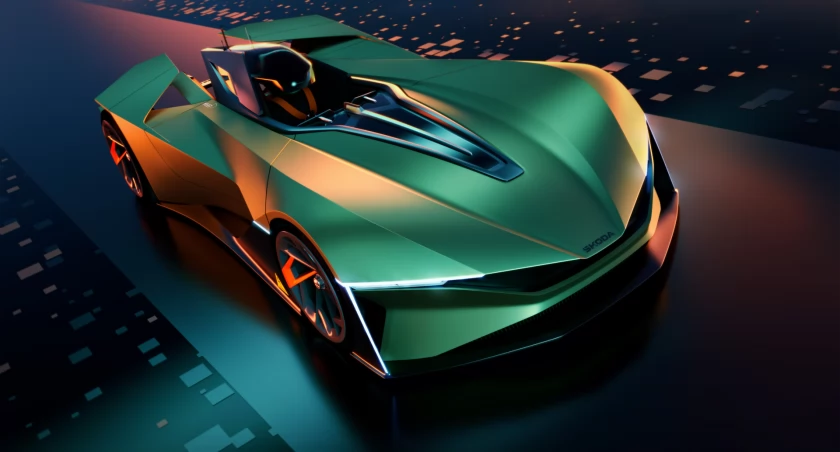 Czesi stworzyli futurystyczną Skodę Vision Gran Turismo, która pobija wszelkie rekordy!