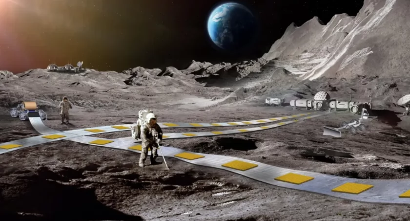NASA zbuduje super kolej na Księżycu!