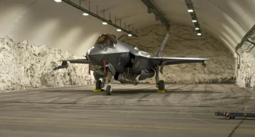 Historia jak z filmu postapo! Norwegowie odtwarzają górską bazę supernowoczesnych F35!