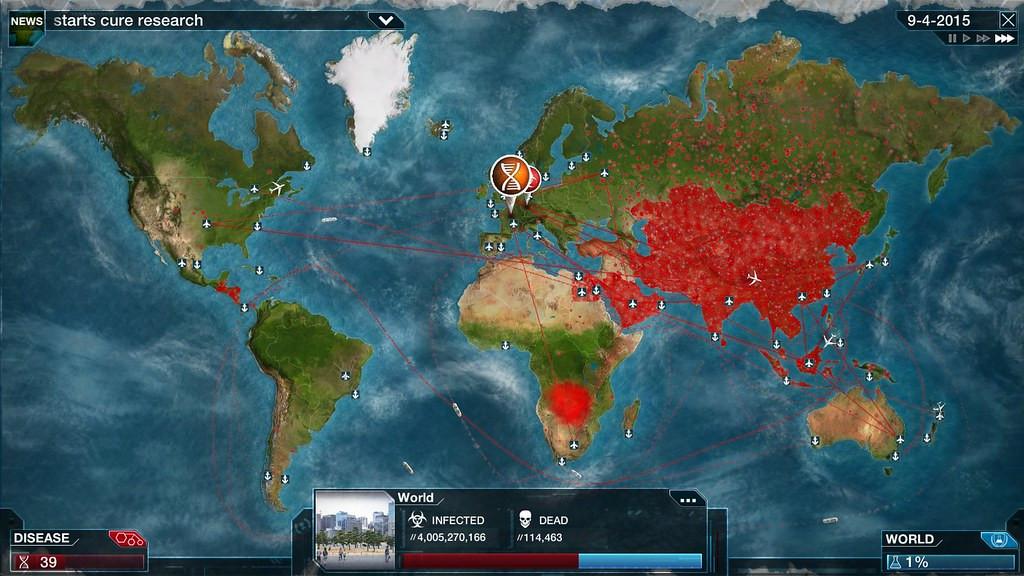 Koronawirus przyczyną wzrostu sprzedaży gry Plague Inc.