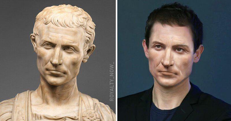 Cezar, Nefertiti i inni: jak dziś wyglądaliby znani ludzie