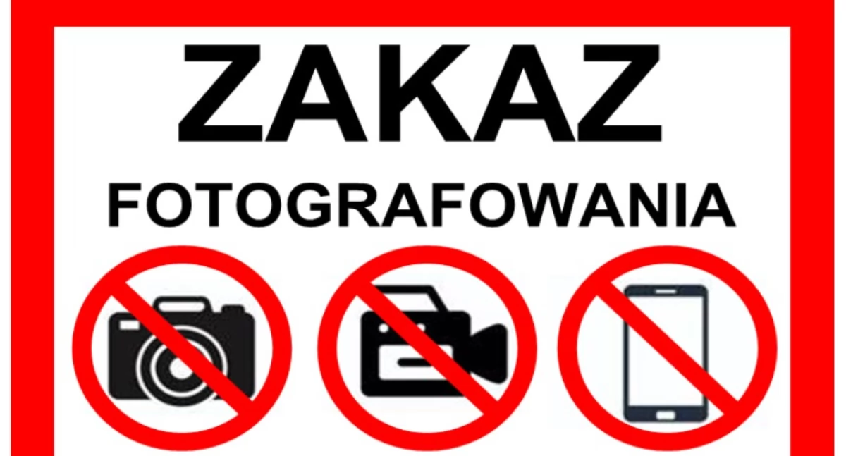 Zakaz fotografowania - nowe przepisy 2025. Zatrzymanie obywatelskie