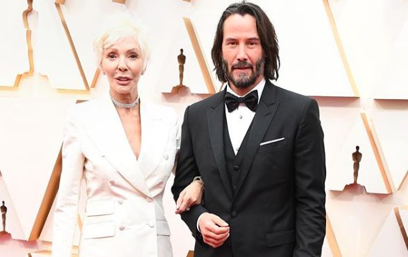 Keanu Reeves wziął na czerwony dywan mamę zamiast dziewczyny