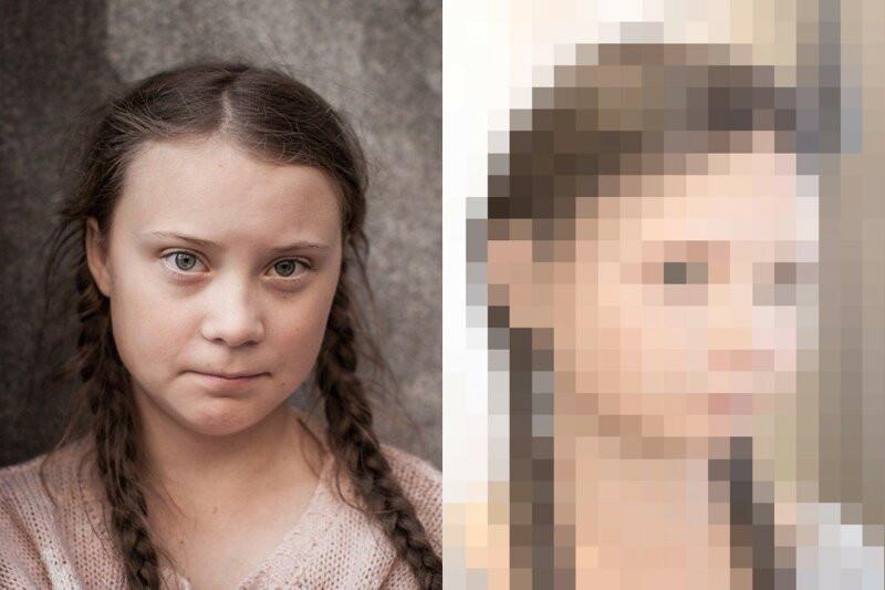 Ekologia: level hard. Greta Thunberg jako lalka do seksu i porno naklejka
