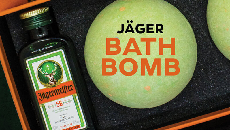 Bombowa promocja Jägermeistera: zapachowe kule do kąpieli w limitowanej edycji