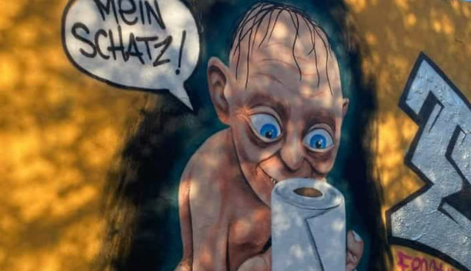 Zamiast szczepionki na koronawirusa artyści proponują lek dla duszy w postaci graffiti