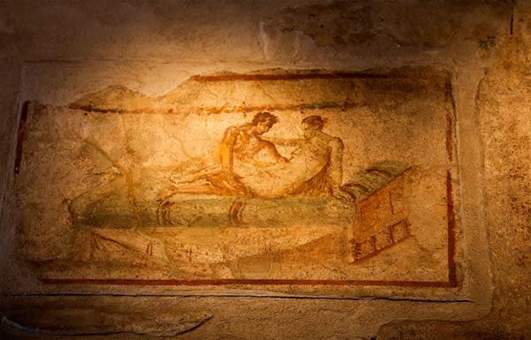 Pompeje: Erotyczne freski w burdelach oznaczały specjalność prostytutki