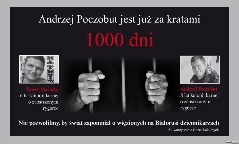 Dziennikarz więziony już 1000 dni