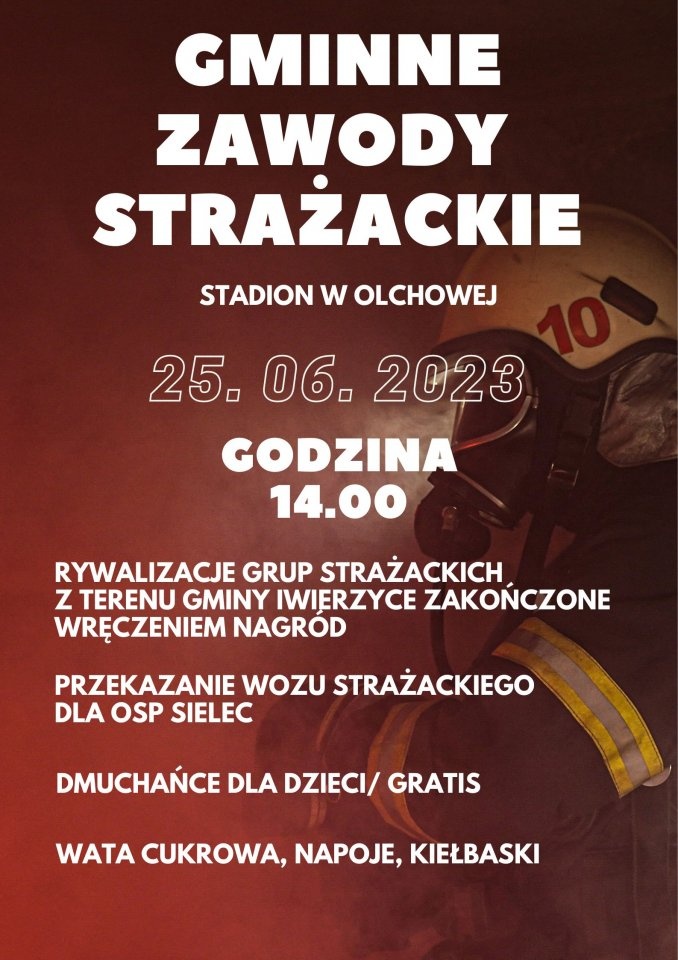 Gminne Zawody Strażackie w Olchowej