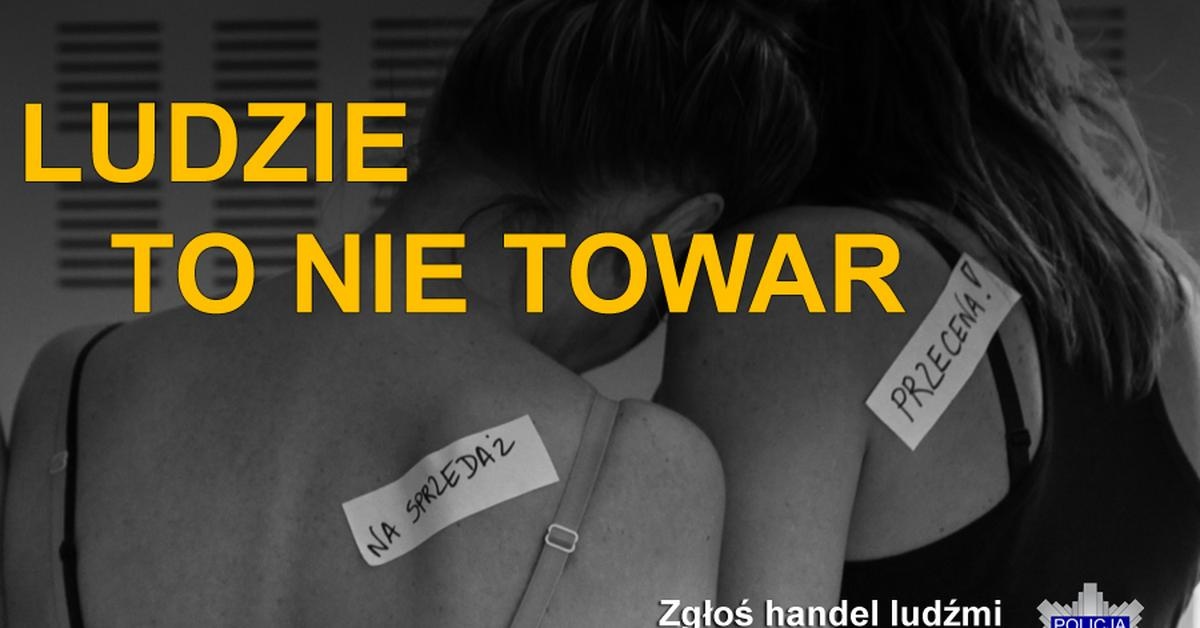 Policjanci ostrzegają przed handlem ludzi