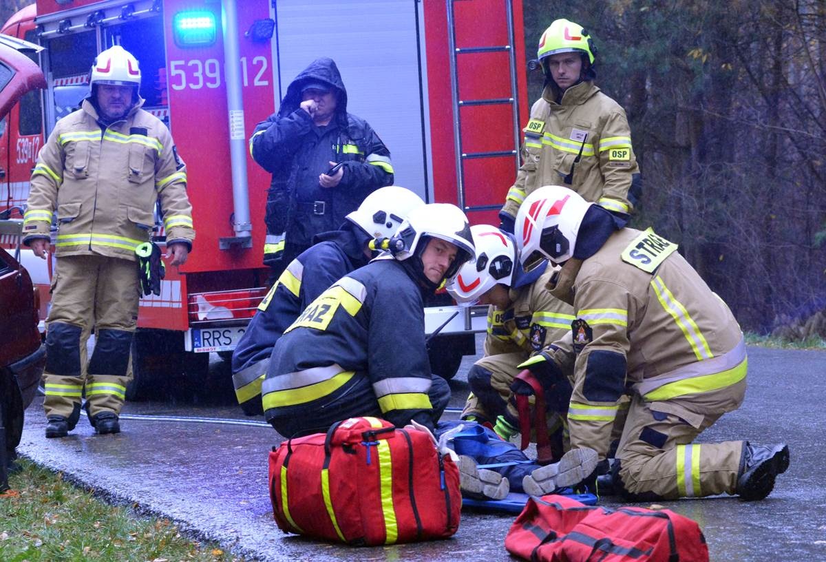 Strażacy z całego powiatu ćwiczyli w Kamionce i Zdżarach. Zobacz zdjęcia
