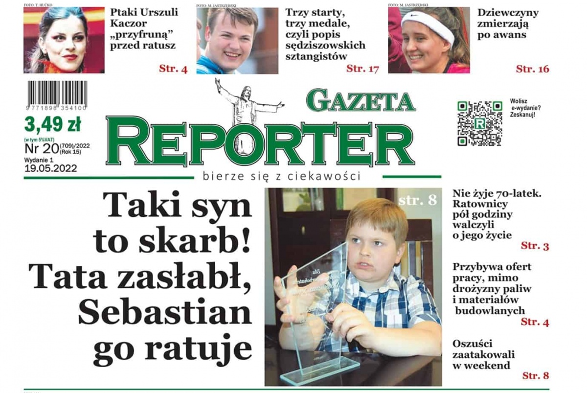 Nowe wydanie Reportera. 9-latek ratuje nieprzytomnego ojca, w ropczyckim Urzędzie Pracy przybywa ofert