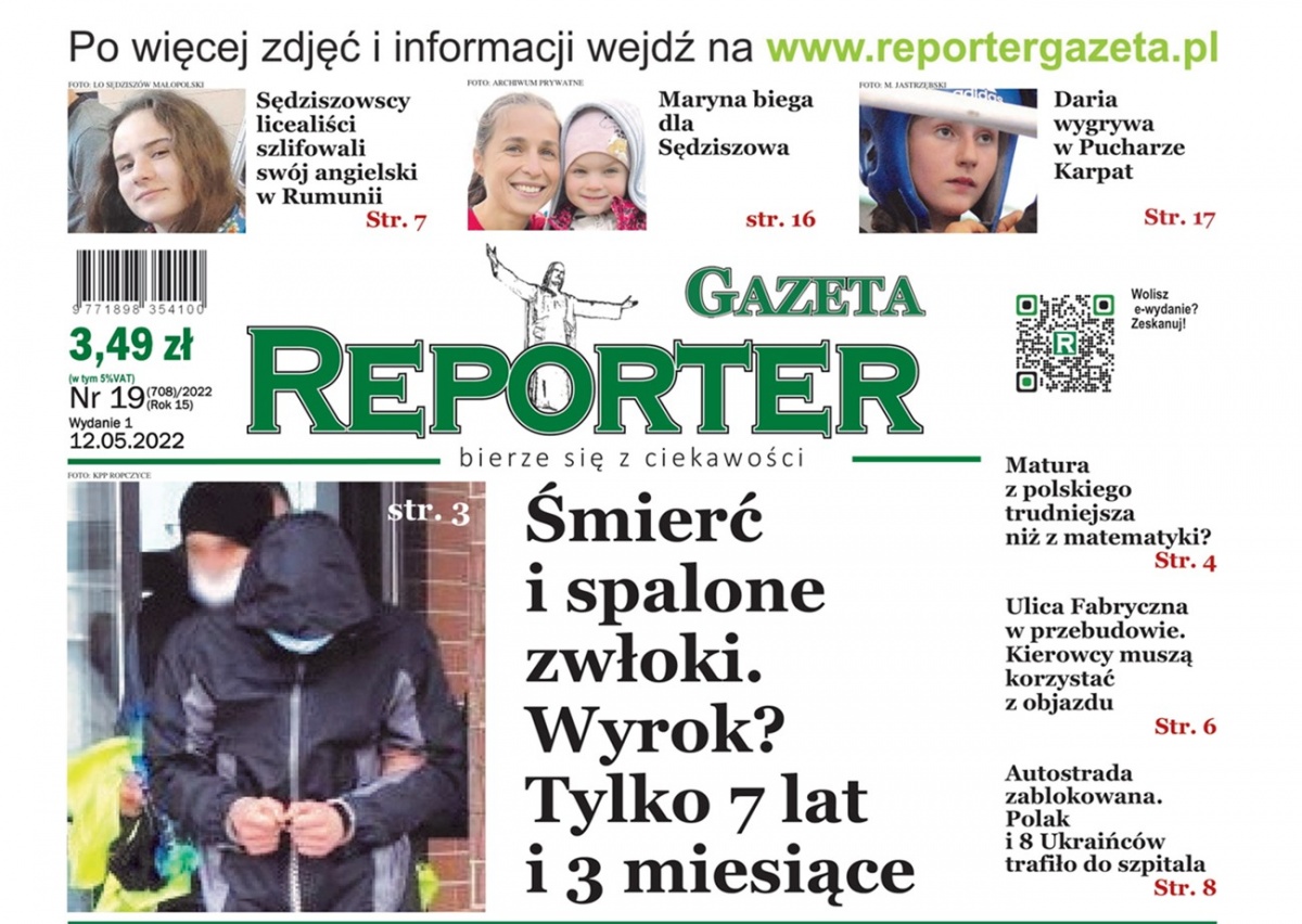 Nowy Reporter. Łagodny wyrok po śmierci i spaleniu zwłok w Sędziszowie Małopolskim