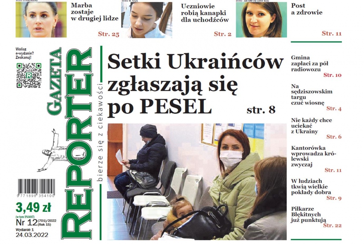 Ukraińcy zgłaszają się po PESEL, a w ropczyckie targowisko po remoncie świeci pustkami. O tym piszemy w nowym Reporterze