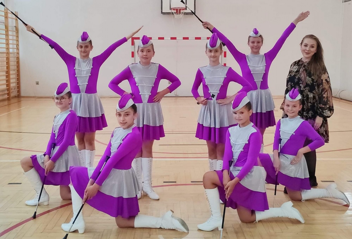 Wielopolskie mażoretki wytańczyły srebrne medale